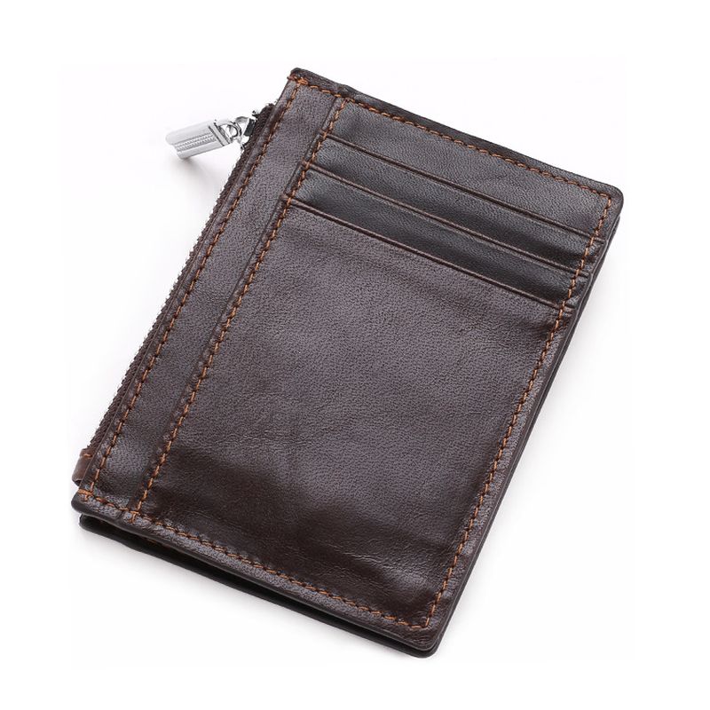 The Perfect Mens Minimalist Wallet - Dark Brown